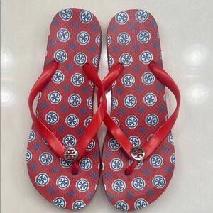 Tory Burch Woman’s Red Flip Flops